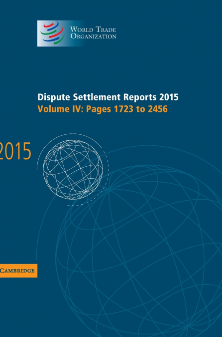 Dispute Settlement Reports 2015