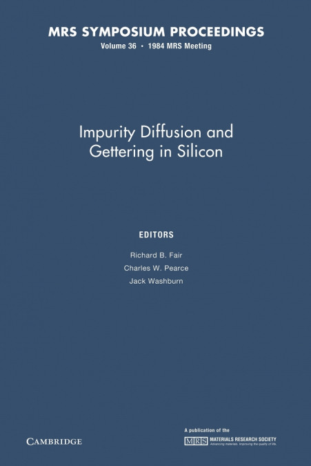 Impurity Diffusion and Gettering in Silicon