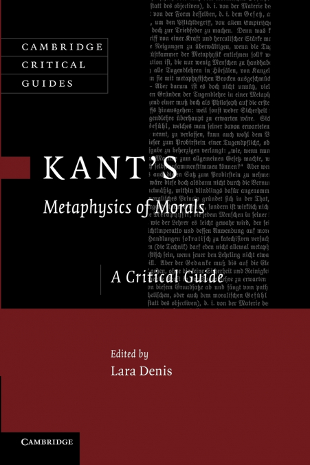 Kant’s Metaphysics of Morals