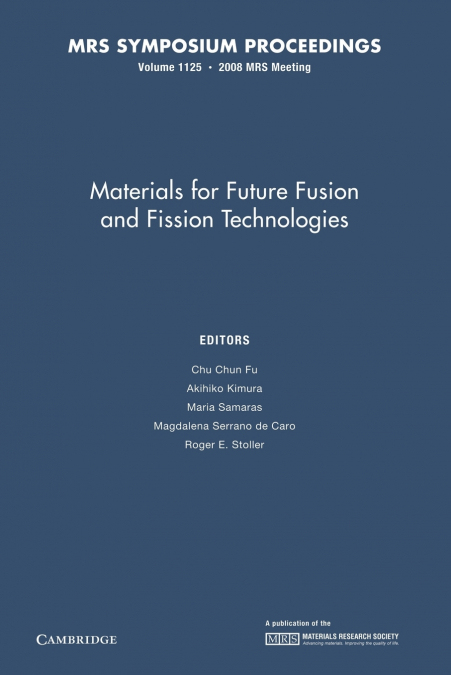 Materials for Future Fusion and Fission Technologies