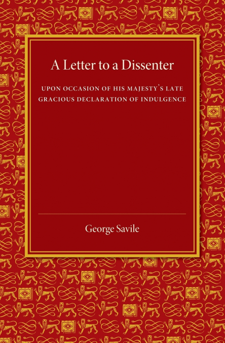Letter to a Dissenter