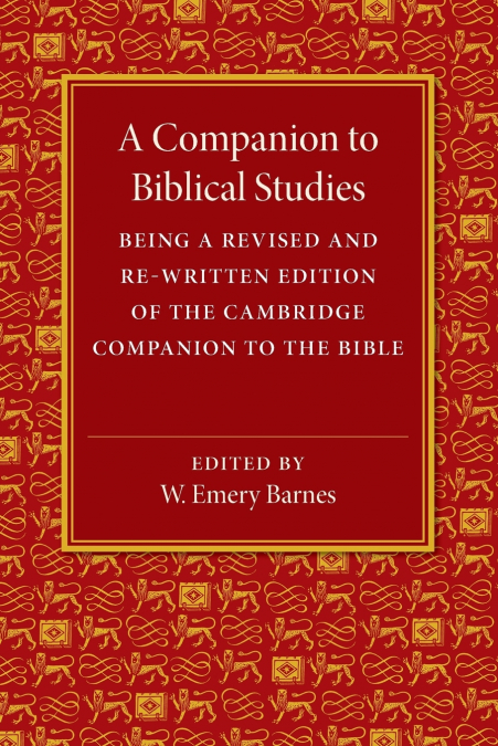 A Companion to Biblical Studies