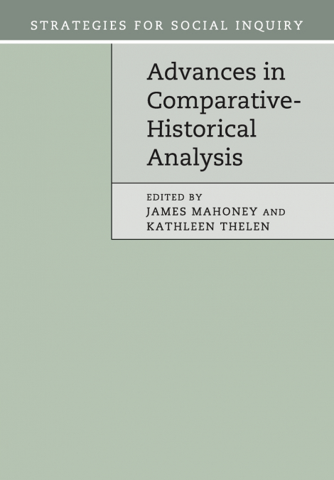 Advances in Comparative-Historical Analysis
