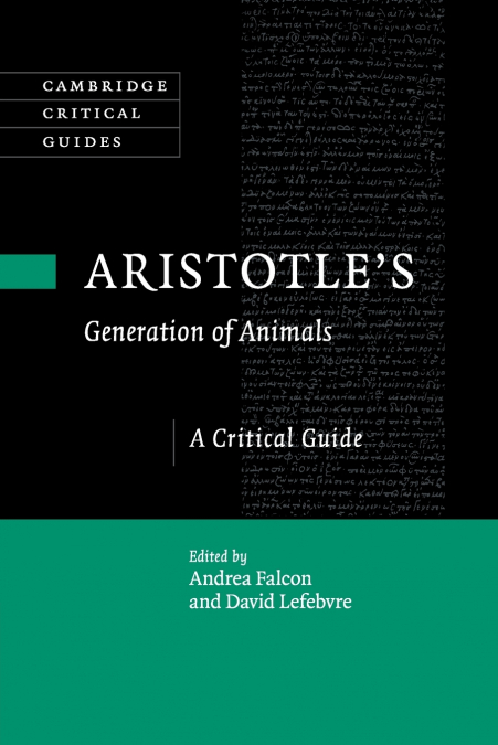 Aristotle’s Generation of Animals