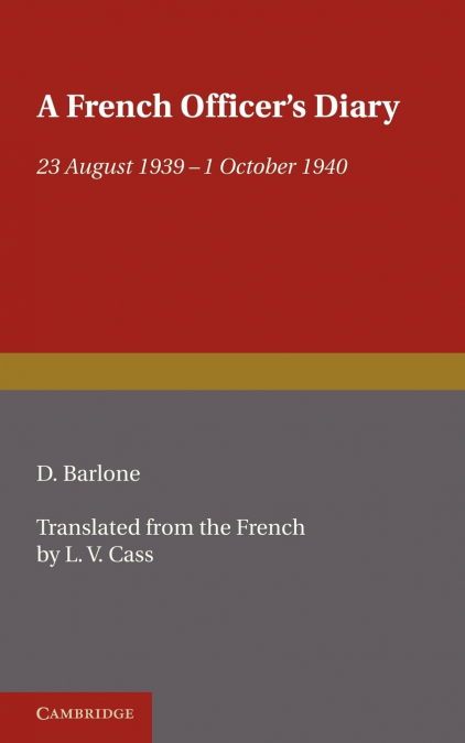 A French Officer’s Diary