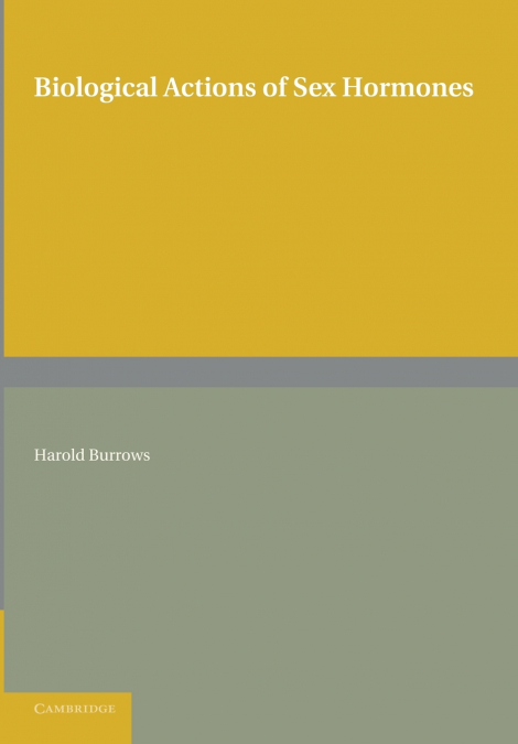 Biological Actions of Sex Hormones