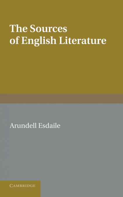 The Sources of English Literature