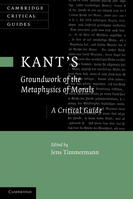Kant’s ’Groundwork of the Metaphysics of Morals’