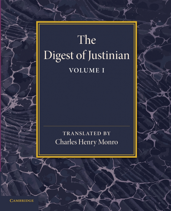 The Digest of Justinian