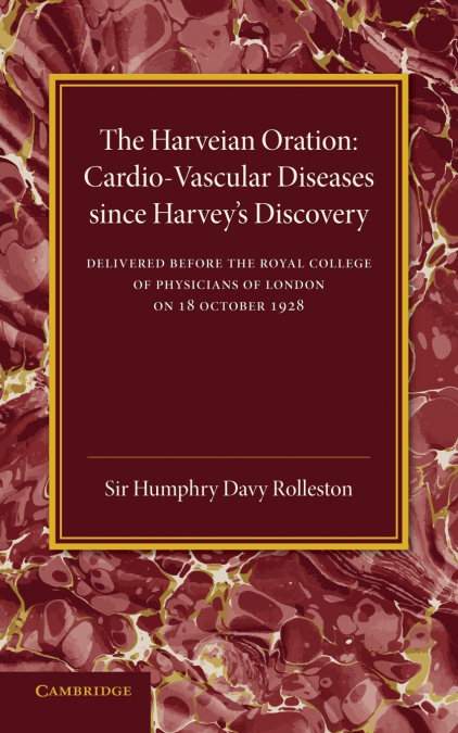 Cardio-Vascular Diseases Since Harvey’s Discovery
