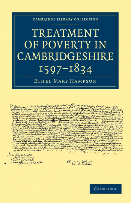 Treatment of Poverty in Cambridgeshire 1597-1834