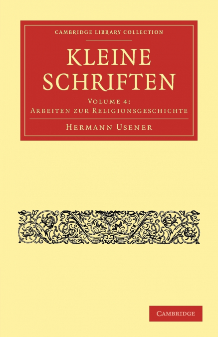 Kleine Schriften - Volume 4