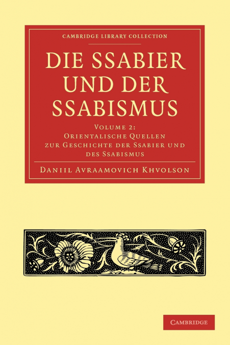 Die Ssabier Und Der Ssabismus - Volume 2