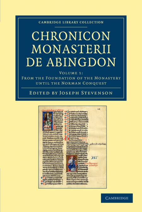 Chronicon Monasterii de Abingdon - Volume 1