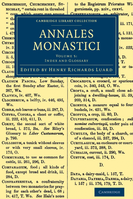 Annales Monastici - Volume 5