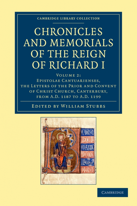 Chronicles and Memorials of the Reign of Richard I - Volume 2