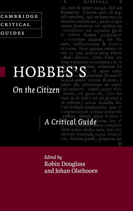 Hobbes’s On the Citizen