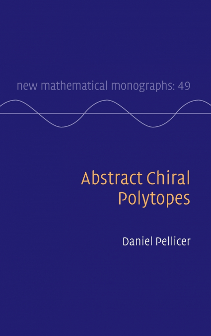 Abstract Chiral Polytopes