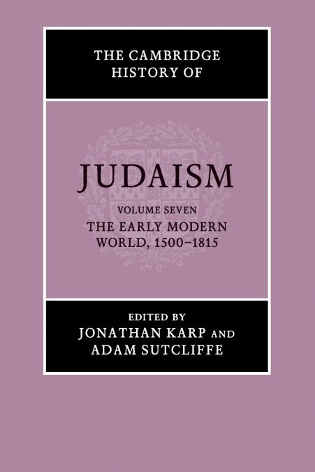 The Cambridge History of Judaism