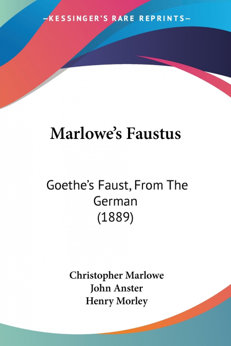 Marlowe’s Faustus