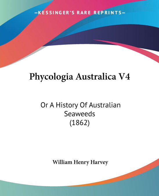 Phycologia Australica V4