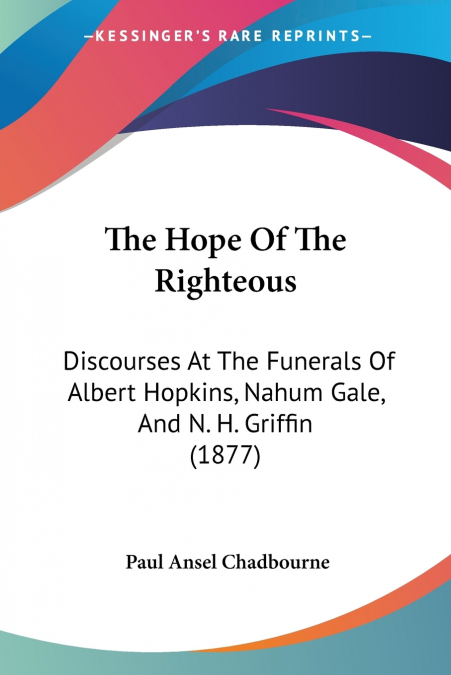 The Hope Of The Righteous