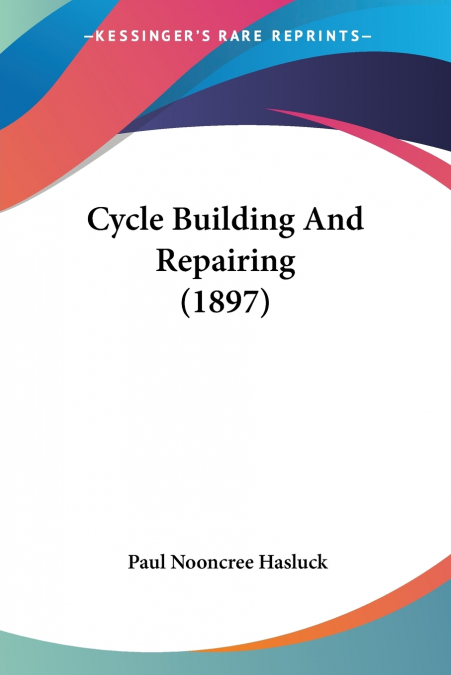Cycle Building And Repairing (1897)