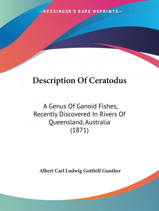 Description Of Ceratodus