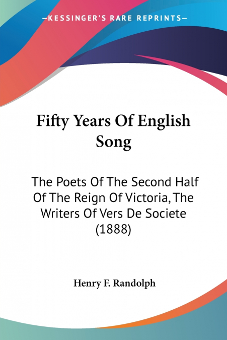 Fifty Years Of English Song