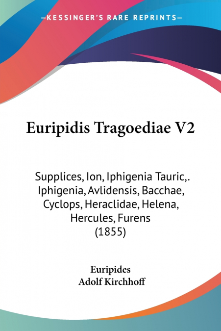 Euripidis Tragoediae V2