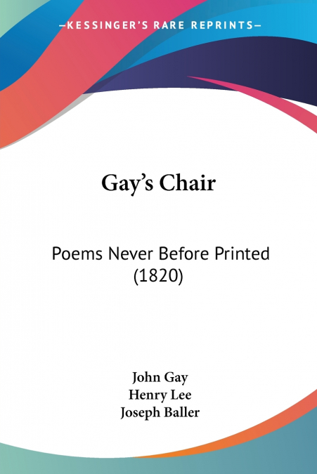 Gay’s Chair