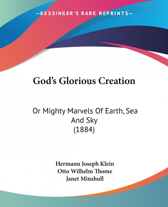 God’s Glorious Creation