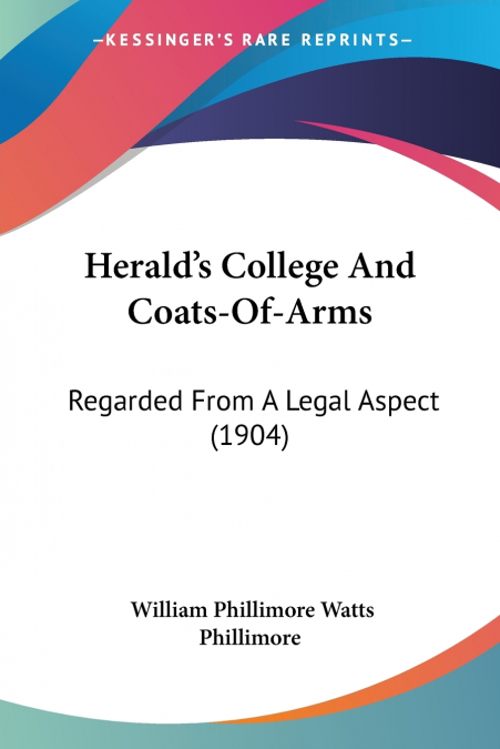 Herald’s College And Coats-Of-Arms