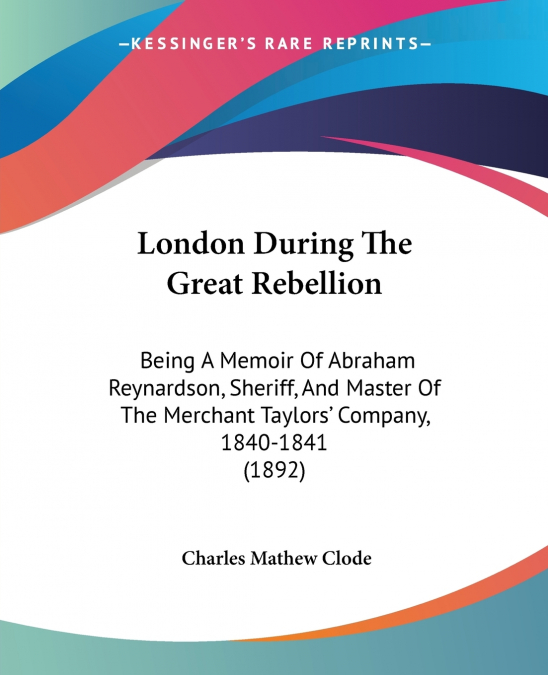London During The Great Rebellion