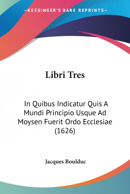 Libri Tres