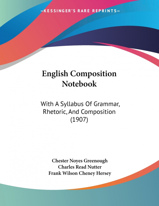 English Composition Notebook