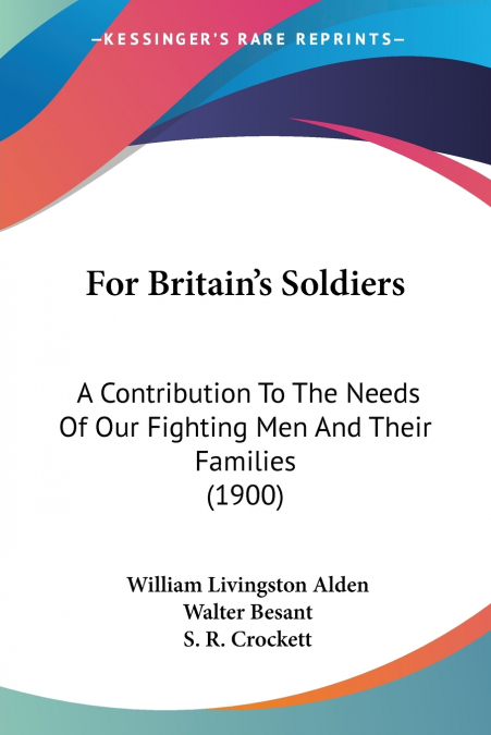 For Britain’s Soldiers