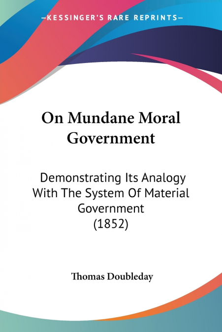 On Mundane Moral Government