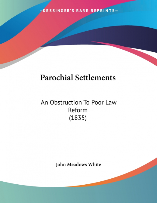 Parochial Settlements