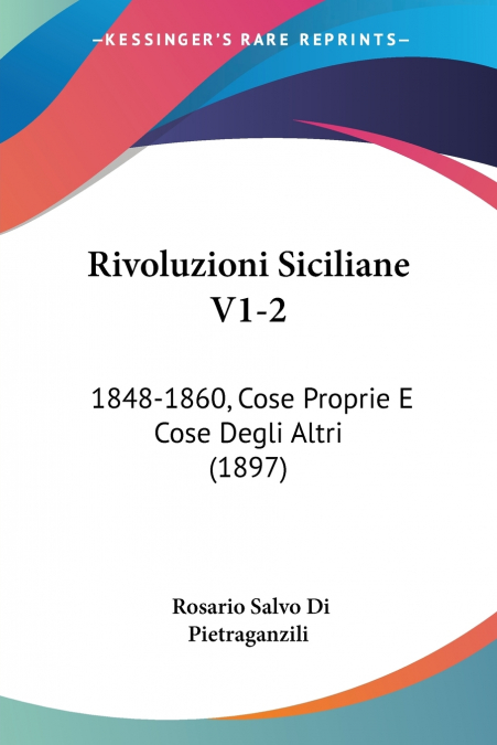 Rivoluzioni Siciliane V1-2
