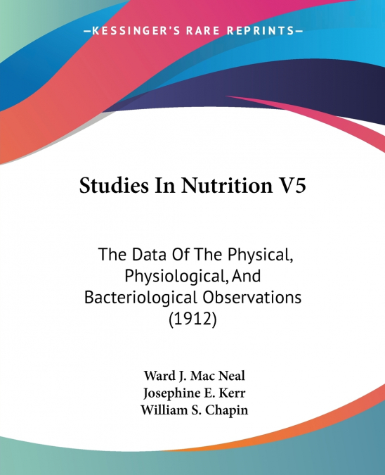 Studies In Nutrition V5