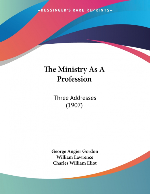 The Ministry As A Profession