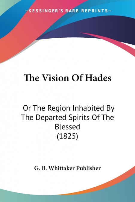 The Vision Of Hades