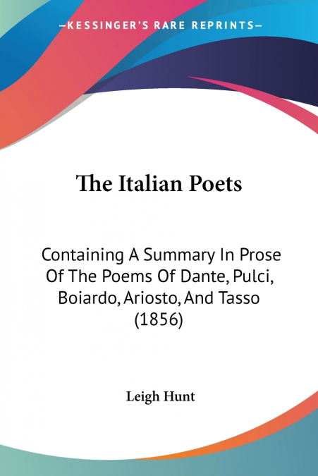 The Italian Poets