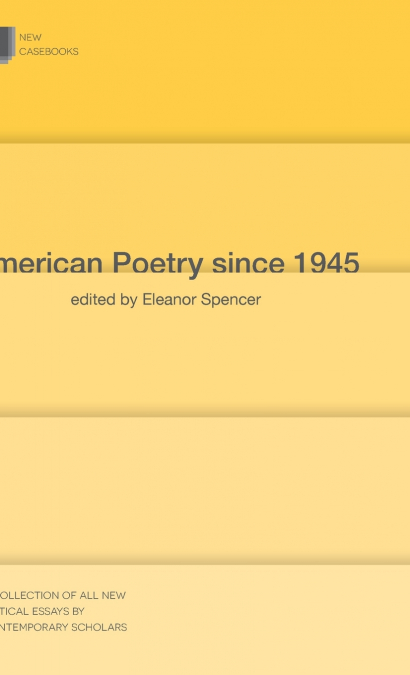 American Poetry since 1945