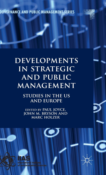 Developments in Strategic and Public Management