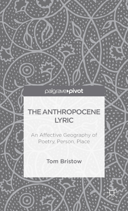 The Anthropocene Lyric