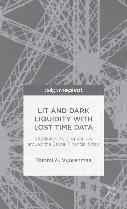 Lit and Dark Liquidity with Lost Time Data