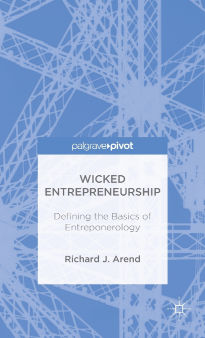 Wicked Entrepreneurship