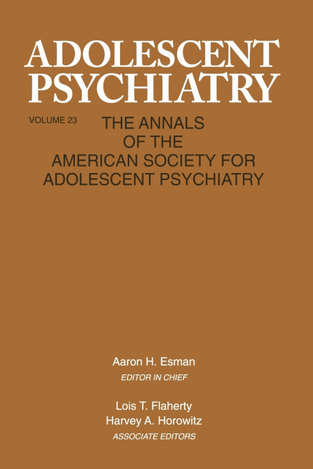 Adolescent Psychiatry, V. 23